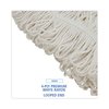 Boardwalk Looped-End Wet Mop, White, Rayon BWK424REA